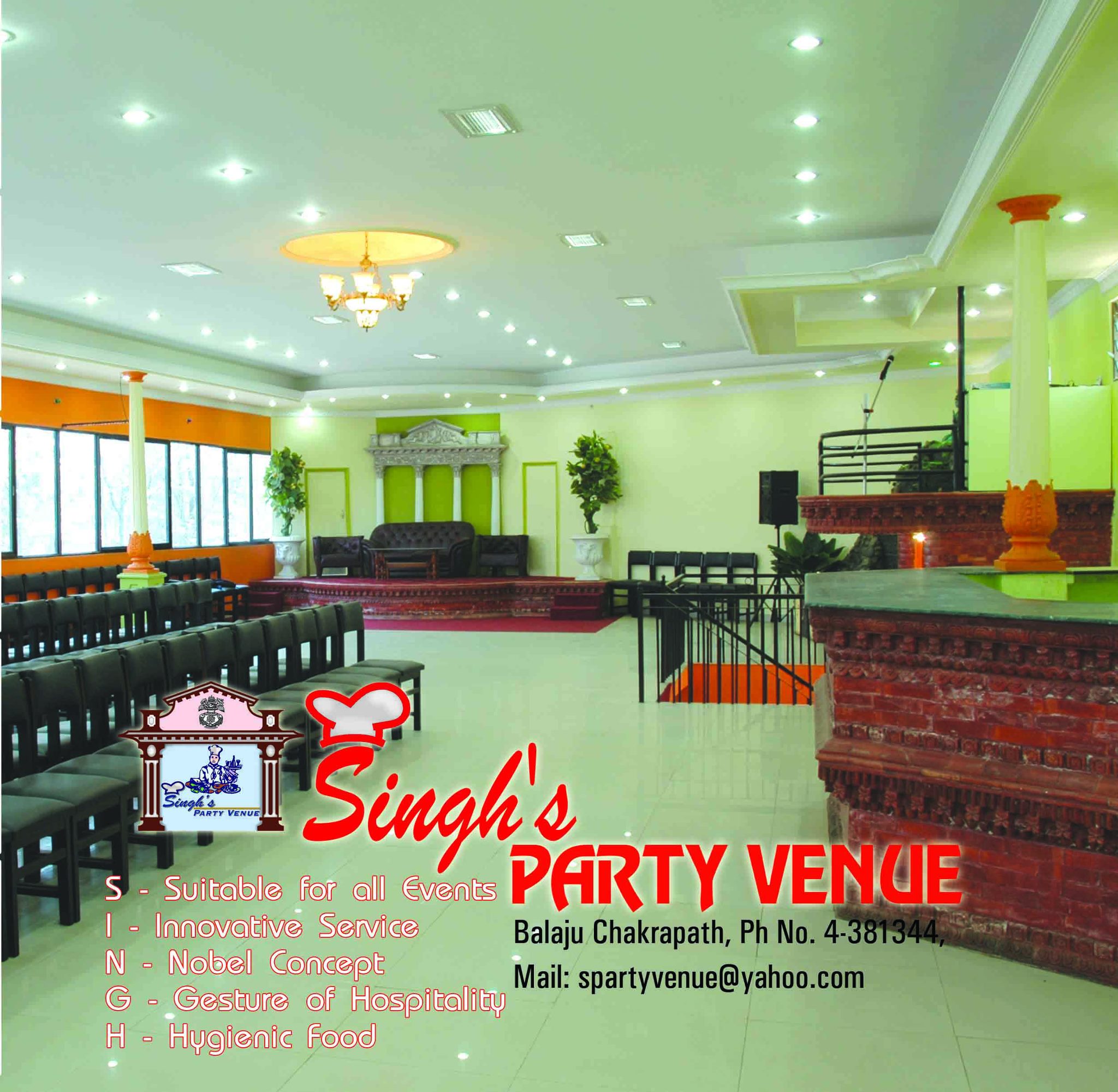 Singhs Party Venue Pvt. Ltd 
