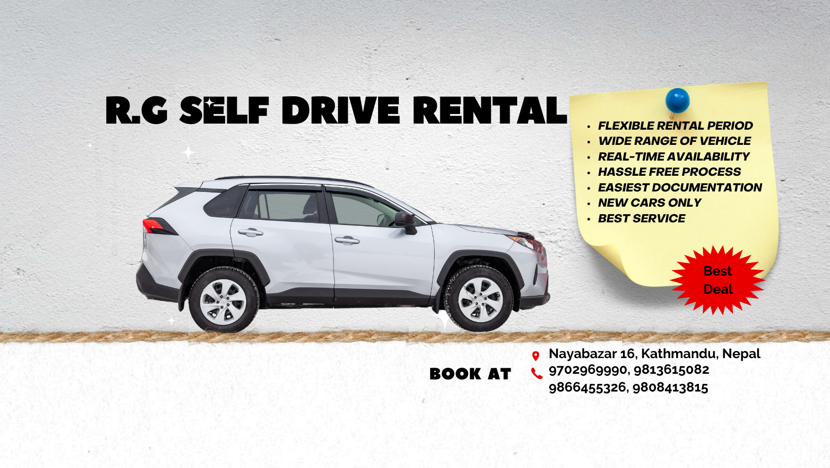 R.G Self Drive Rental