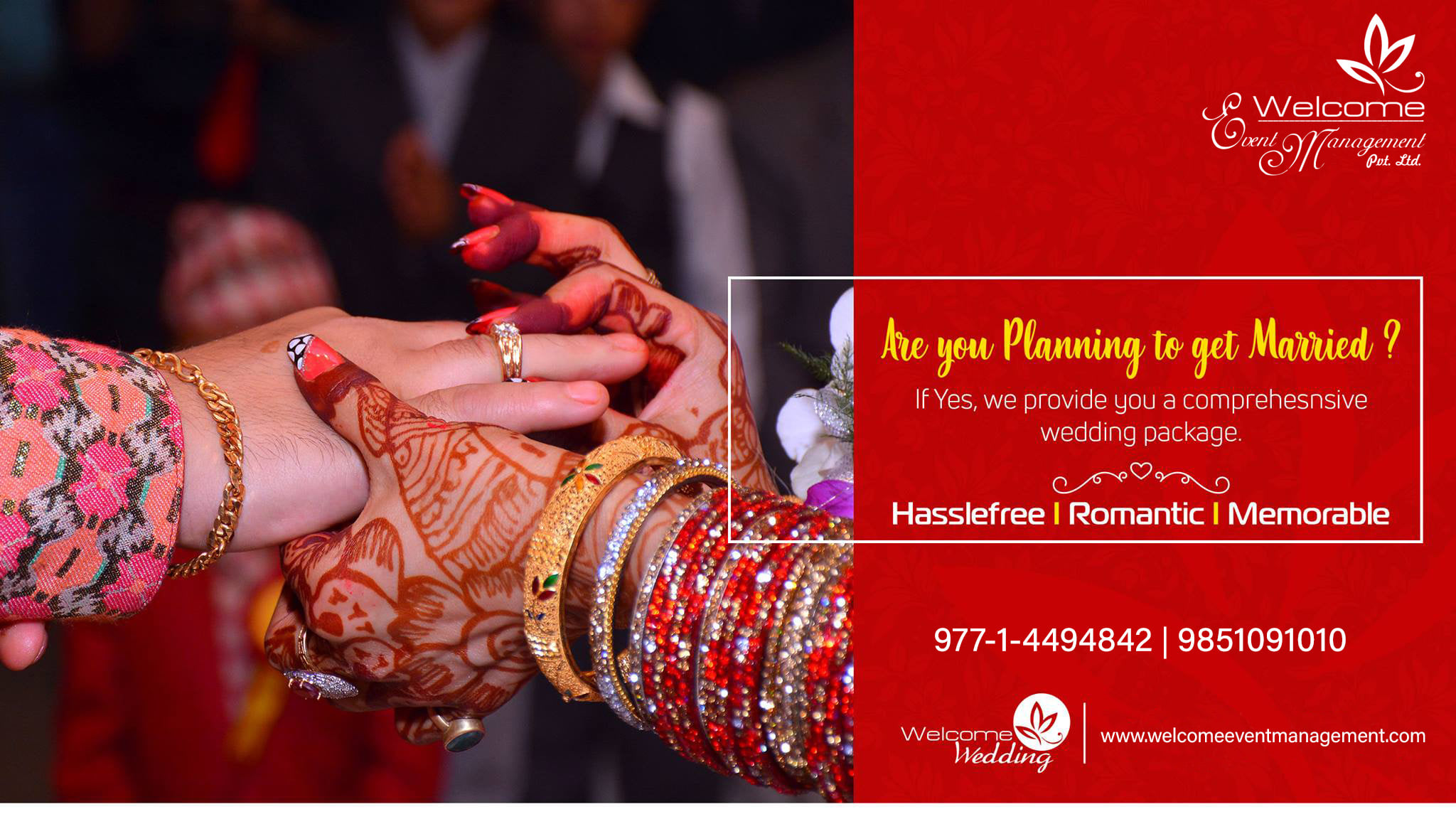 Welcome Event Management