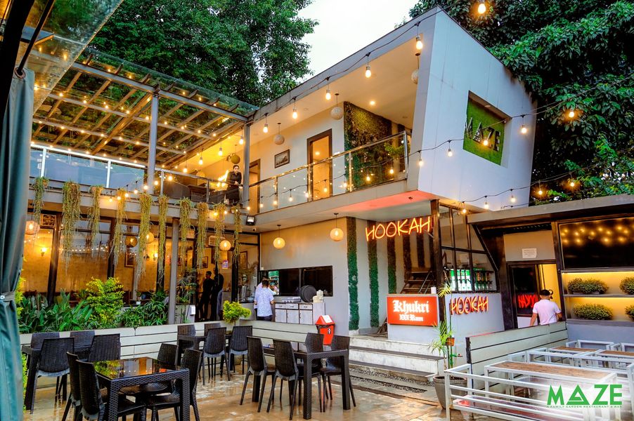 Maze a family garden restaurant and bar