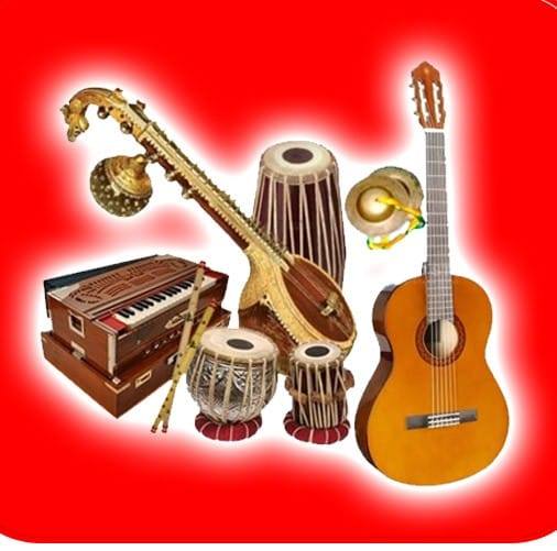 Music instruments shopping